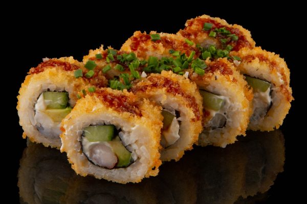 Ebi Avocado Tempura, 8 Stück