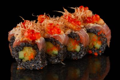 Ikura Maguro Roll Web