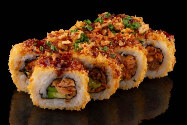 Sake Tempura, 8 Stück
