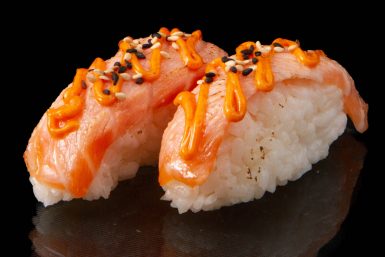 Aburi Salmon Nigiri Web